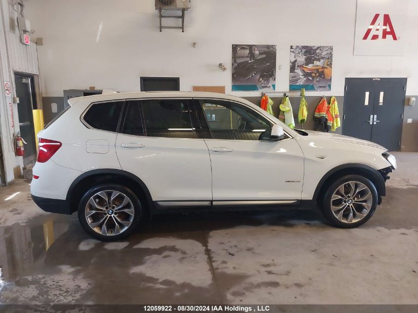 2016 BMW X3 xDrive28I VIN: 5UXWX9C50G0D65792 Lot: 12059922