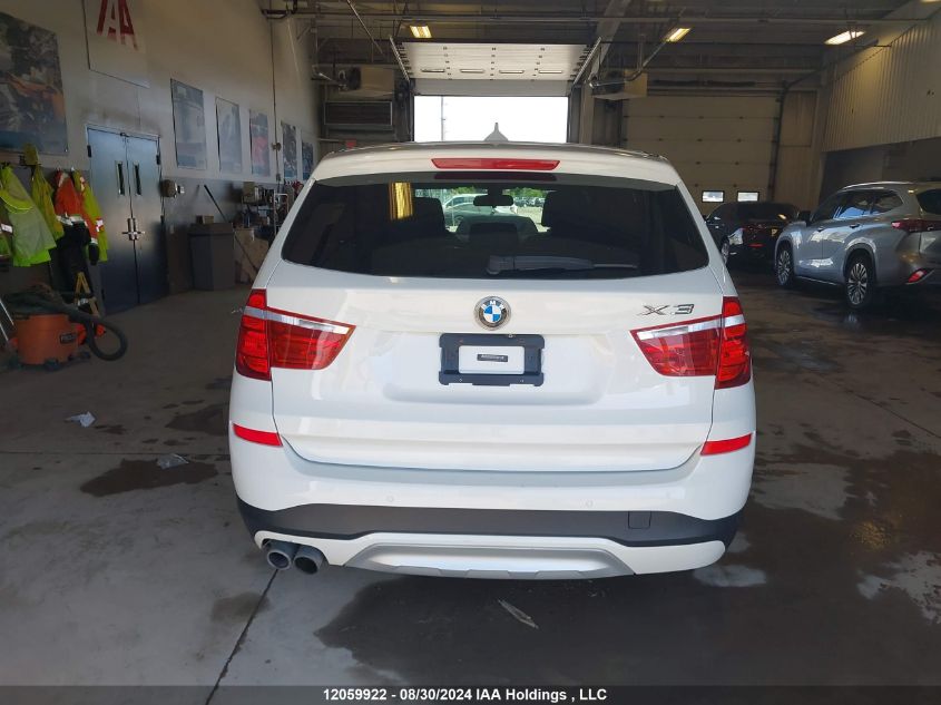 2016 BMW X3 xDrive28I VIN: 5UXWX9C50G0D65792 Lot: 12059922
