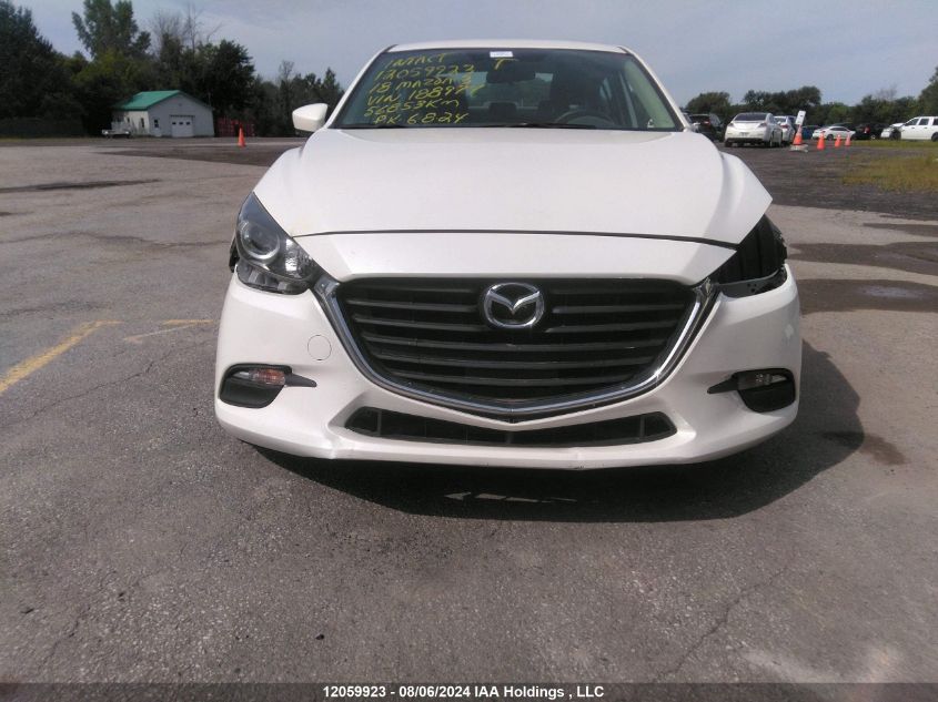 2018 Mazda Mazda3 VIN: JM1BN1U70J1188974 Lot: 12059923