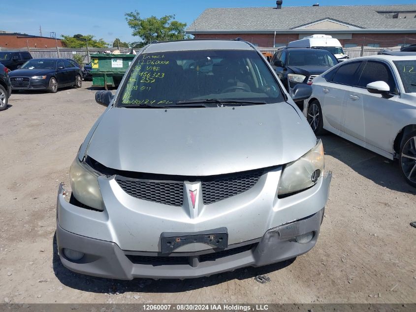 2003 Pontiac Vibe VIN: 5Y2SL62833Z456323 Lot: 12060007