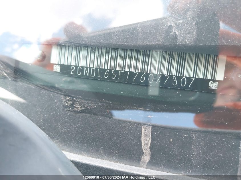 2007 Chevrolet Equinox VIN: 2CNDL63F176077307 Lot: 12060010