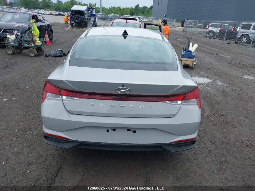 2021 Hyundai Elantra Sel VIN: KMHLM4AG7MU152887 Lot: 12060025