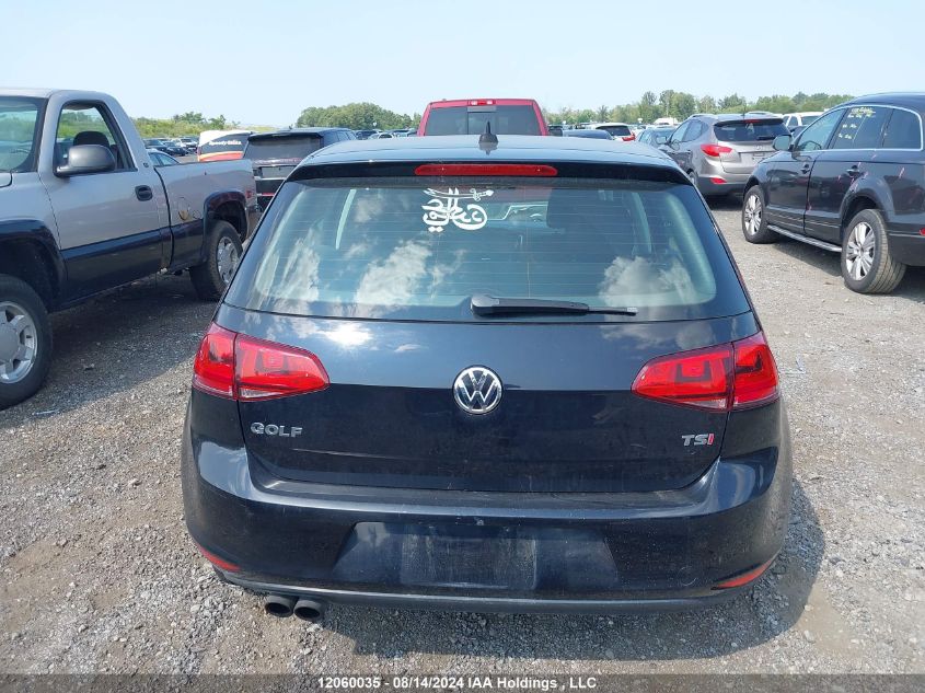 2016 Volkswagen Golf VIN: 3VW217AU8GM019951 Lot: 12060035