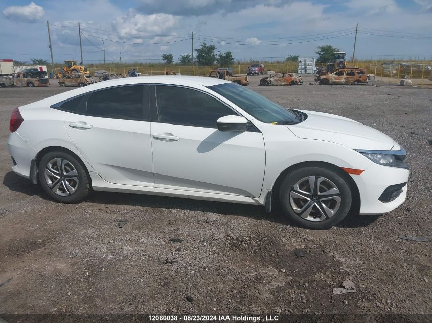 2018 Honda Civic Lx VIN: 2HGFC2F58JH001184 Lot: 12060038