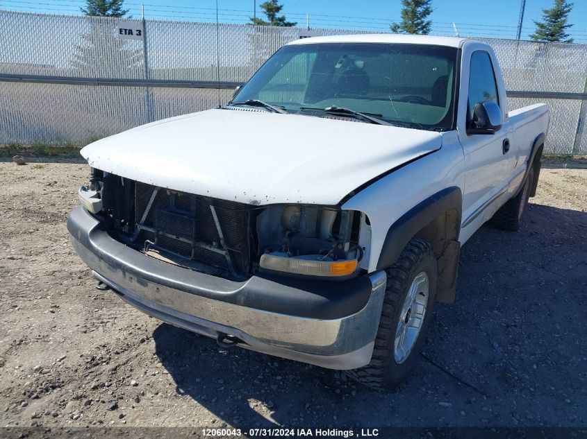 2002 GMC Sierra 1500 VIN: 1GTEK14V22Z214966 Lot: 12060043