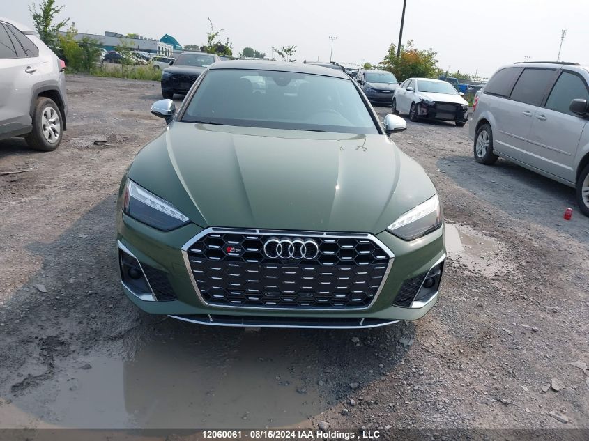 2021 Audi S5 Sportback VIN: WAUA4CF52MA010684 Lot: 12060061
