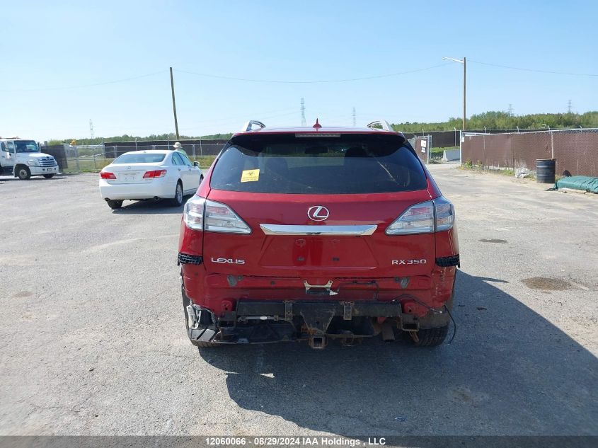 2010 Lexus Rx 350 VIN: 2T2BK1BA3AC054474 Lot: 12060066