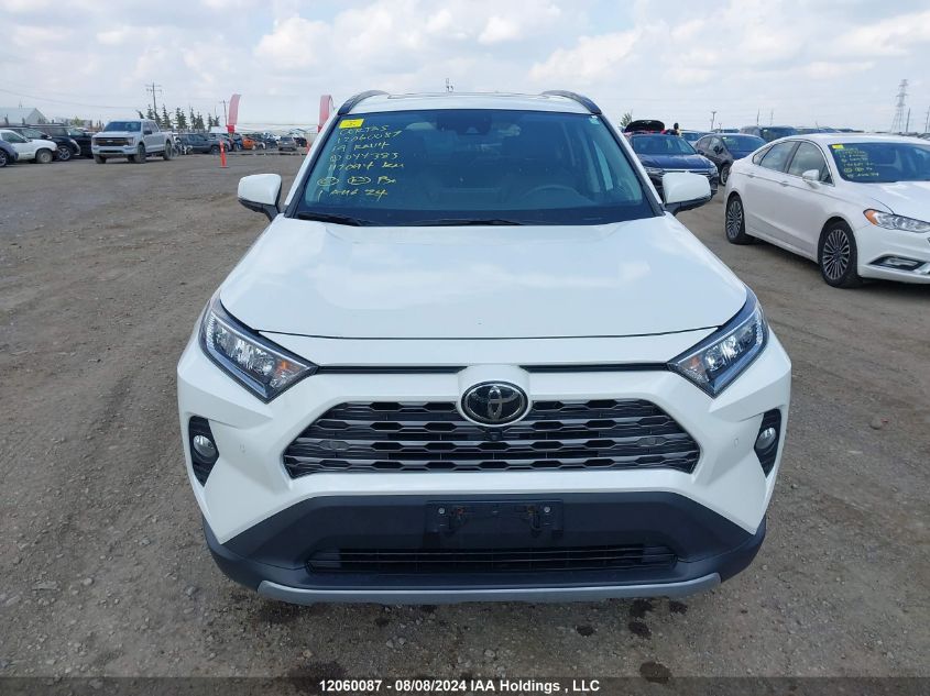 2019 Toyota Rav4 Limited VIN: 2T3D1RFV1KW044383 Lot: 12060087