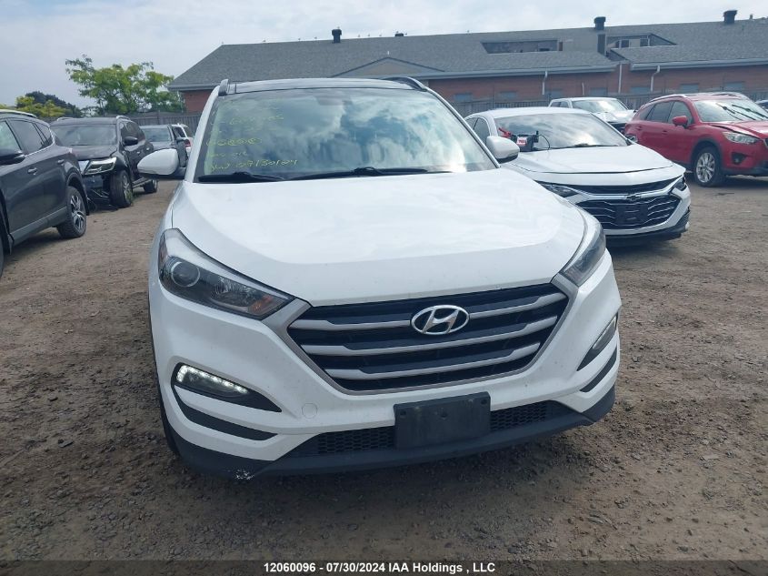 2018 Hyundai Tucson Limited/Sport And Eco/Se VIN: KM8J33A42JU607585 Lot: 12060096