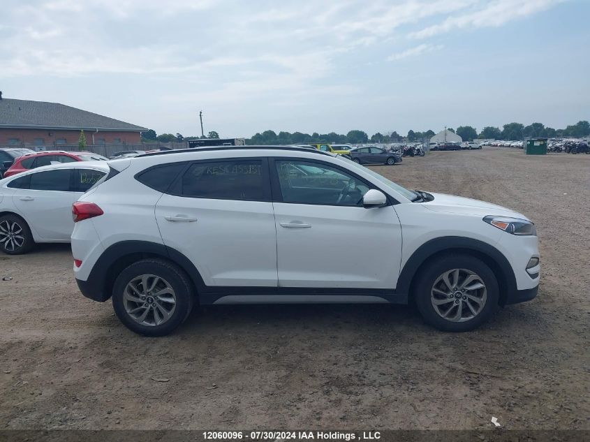 2018 Hyundai Tucson Limited/Sport And Eco/Se VIN: KM8J33A42JU607585 Lot: 12060096