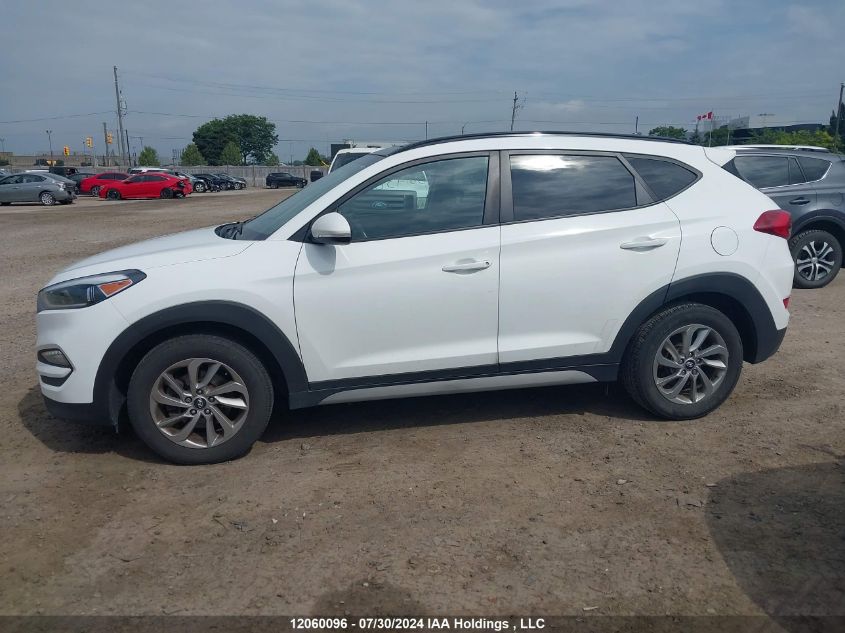 2018 Hyundai Tucson Limited/Sport And Eco/Se VIN: KM8J33A42JU607585 Lot: 12060096