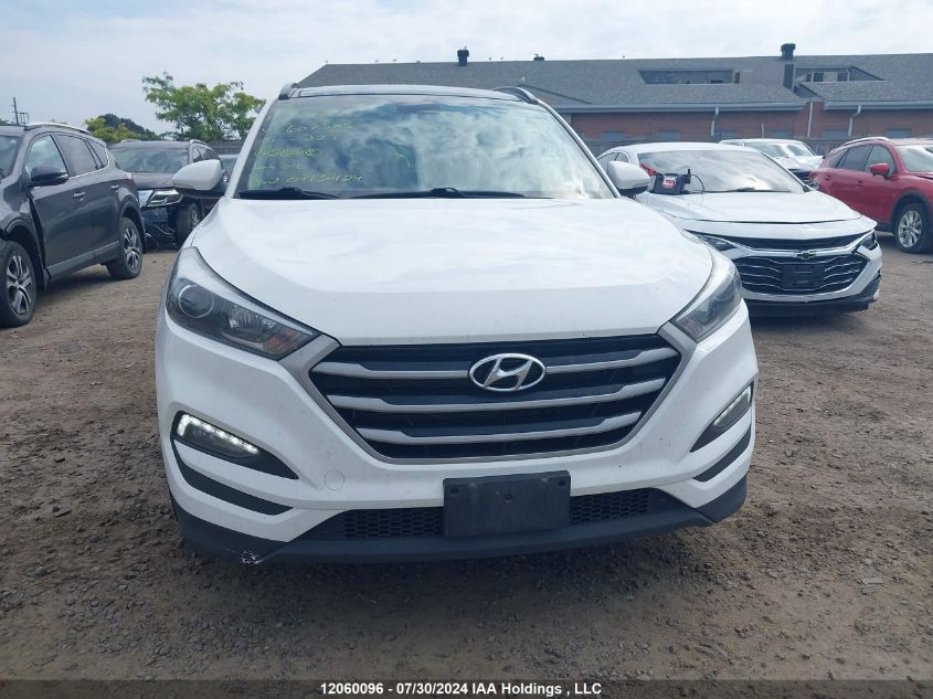 2018 Hyundai Tucson Limited/Sport And Eco/Se VIN: KM8J33A42JU607585 Lot: 12060096