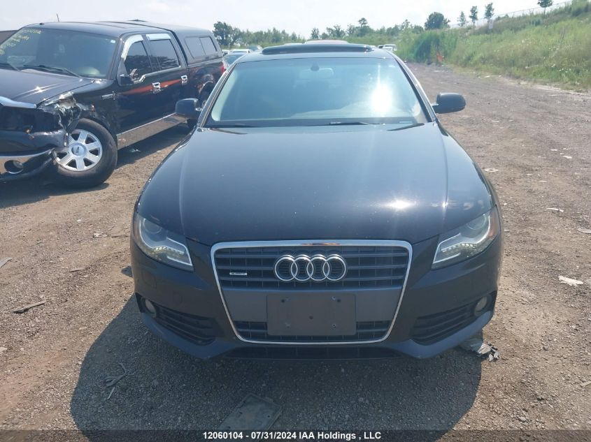 2011 Audi A4 VIN: WAUFFCFL1BN055653 Lot: 12060104