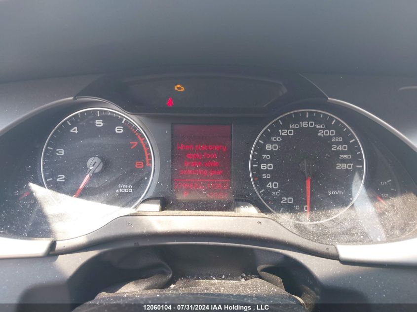 2011 Audi A4 VIN: WAUFFCFL1BN055653 Lot: 12060104