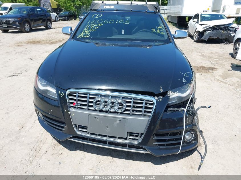 2012 Audi S4 Premium VIN: WAUFGCFL8CA117278 Lot: 12060105