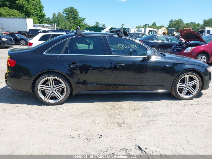 2012 Audi S4 Premium VIN: WAUFGCFL8CA117278 Lot: 12060105