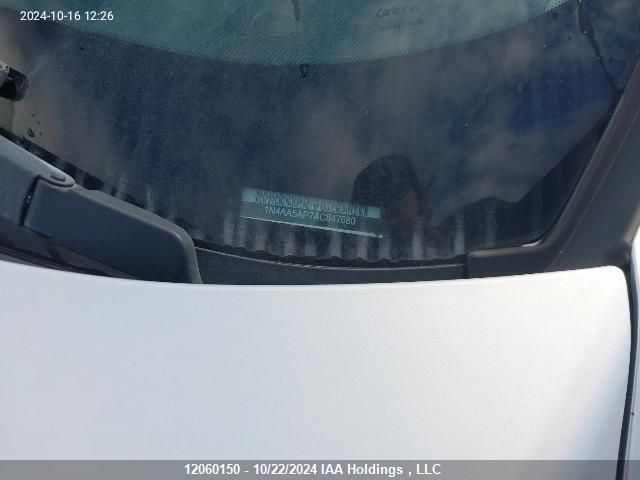 2010 Nissan Maxima 3.5 S VIN: 1N4AA5AP7AC847680 Lot: 12060150