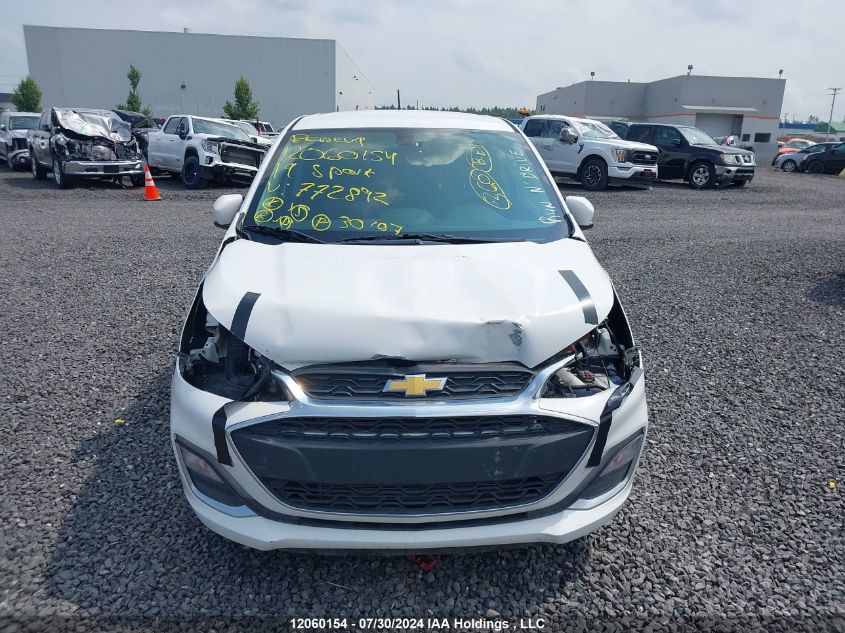 2019 Chevrolet Spark VIN: KL8CD6SA2KC772892 Lot: 12060154