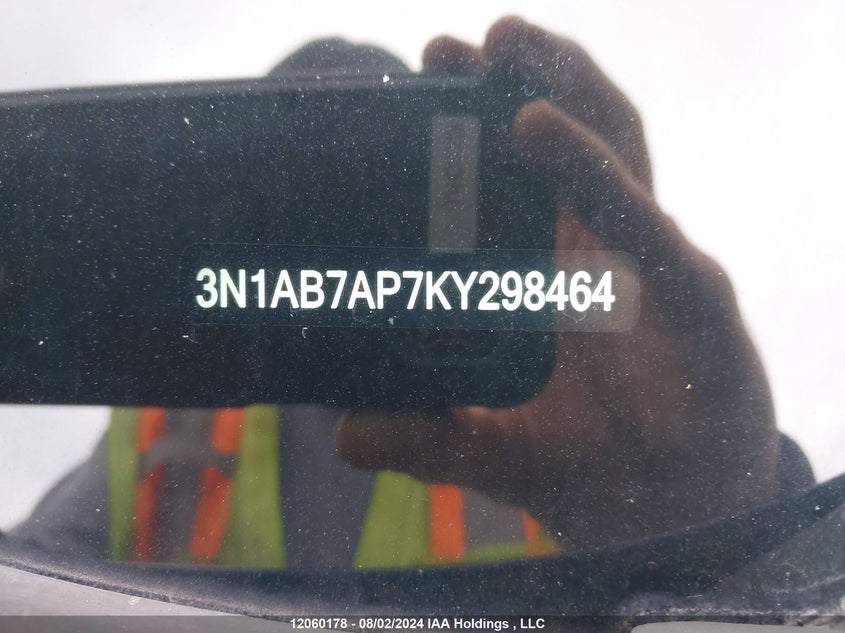2019 Nissan Sentra VIN: 3N1AB7AP7KY298464 Lot: 12060178