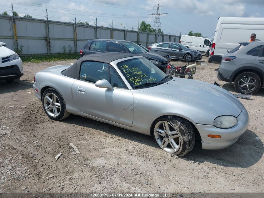 2000 Mazda Mx-5 Miata VIN: JM1NB3531Y0147816 Lot: 12060179