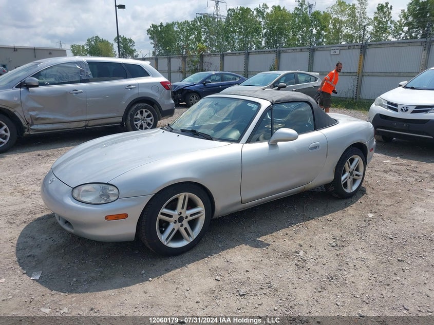 2000 Mazda Mx-5 Miata VIN: JM1NB3531Y0147816 Lot: 12060179