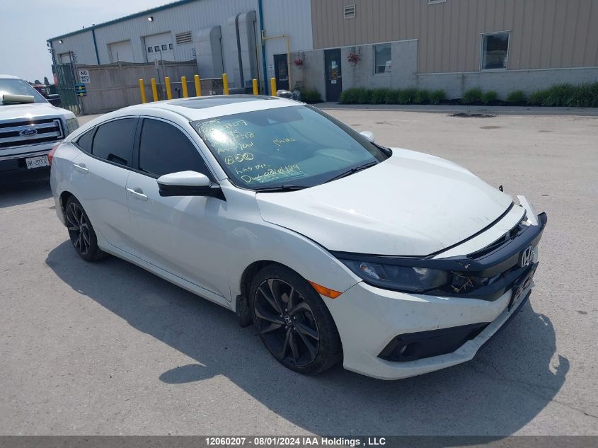 2019 Honda Civic Sedan VIN: 2HGFC2F80KH017598 Lot: 12060207