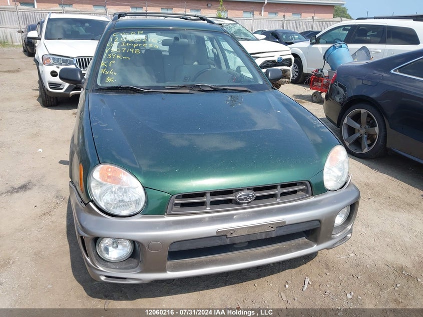 2002 Subaru Impreza Wagon VIN: JF1GG68552H807198 Lot: 12060216
