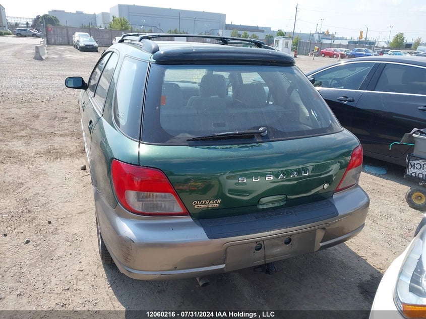 2002 Subaru Impreza Wagon VIN: JF1GG68552H807198 Lot: 12060216