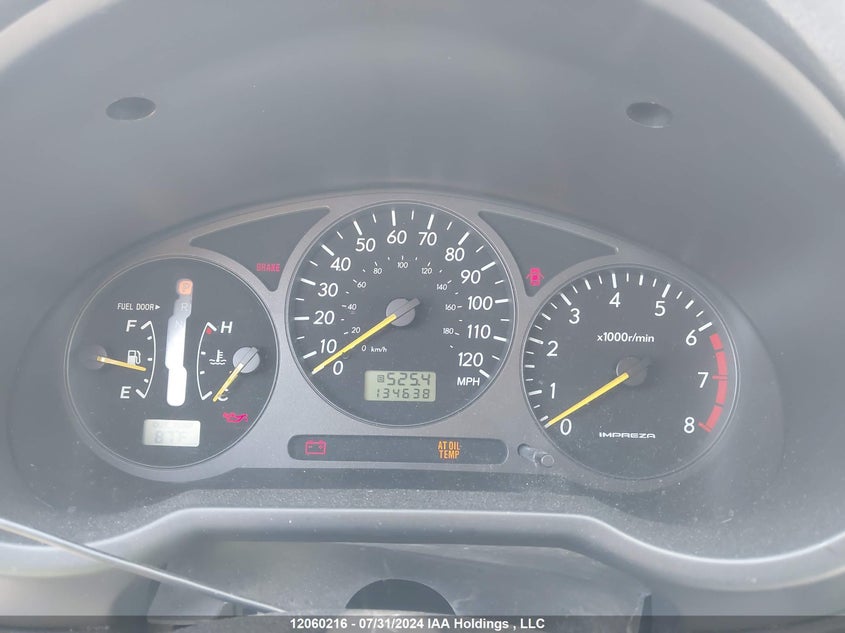 2002 Subaru Impreza Wagon VIN: JF1GG68552H807198 Lot: 12060216