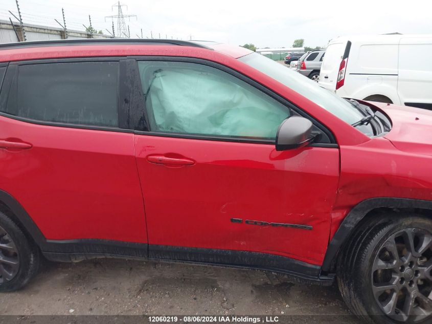 2021 Jeep Compass 80Th Anniversary Edition VIN: 3C4NJDBB4MT568317 Lot: 12060219