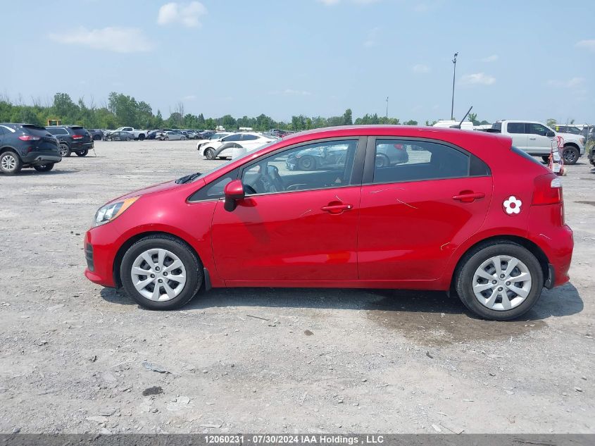 2016 Kia Rio VIN: KNADM5A30G6672494 Lot: 12060231