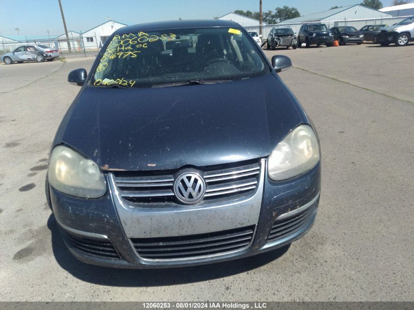 2006 Volkswagen Jetta Sedan VIN: 3VWMJ31K66M846975 Lot: 12060253