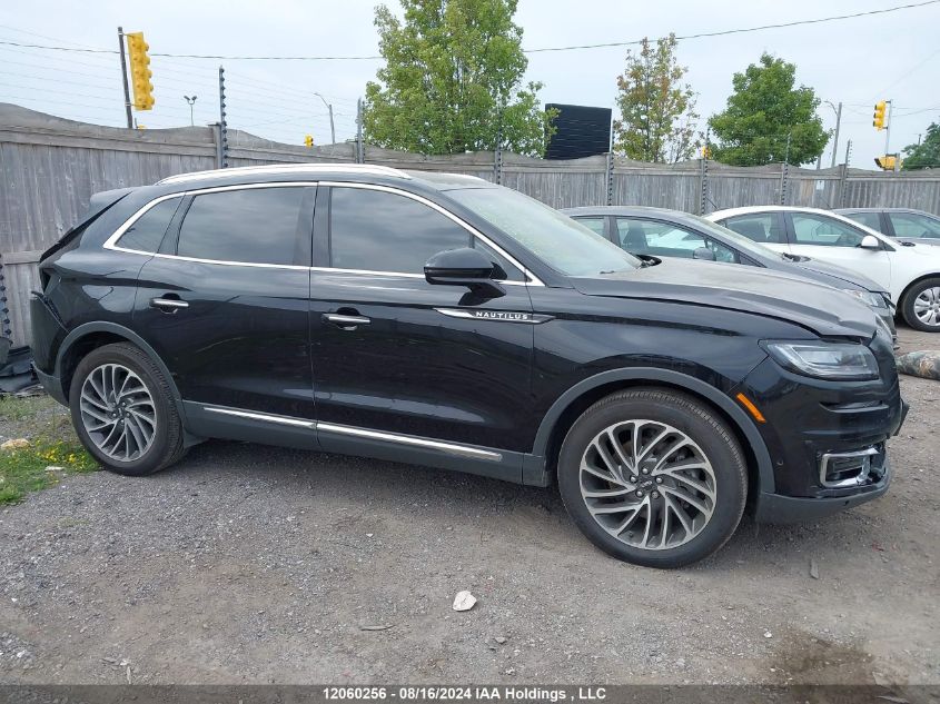 2019 Lincoln Nautilus VIN: 2LMPJ8LP5KBL15316 Lot: 12060256