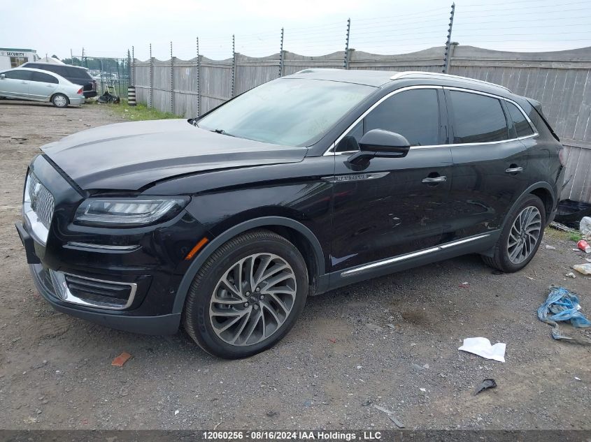 2019 Lincoln Nautilus VIN: 2LMPJ8LP5KBL15316 Lot: 12060256