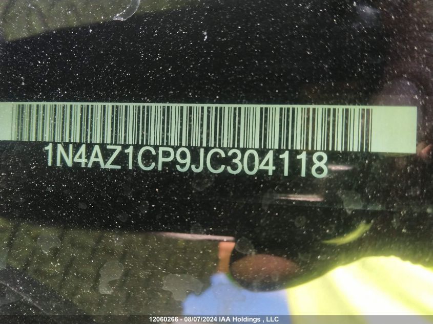 2018 Nissan Leaf VIN: 1N4AZ1CP9JC304118 Lot: 12060266