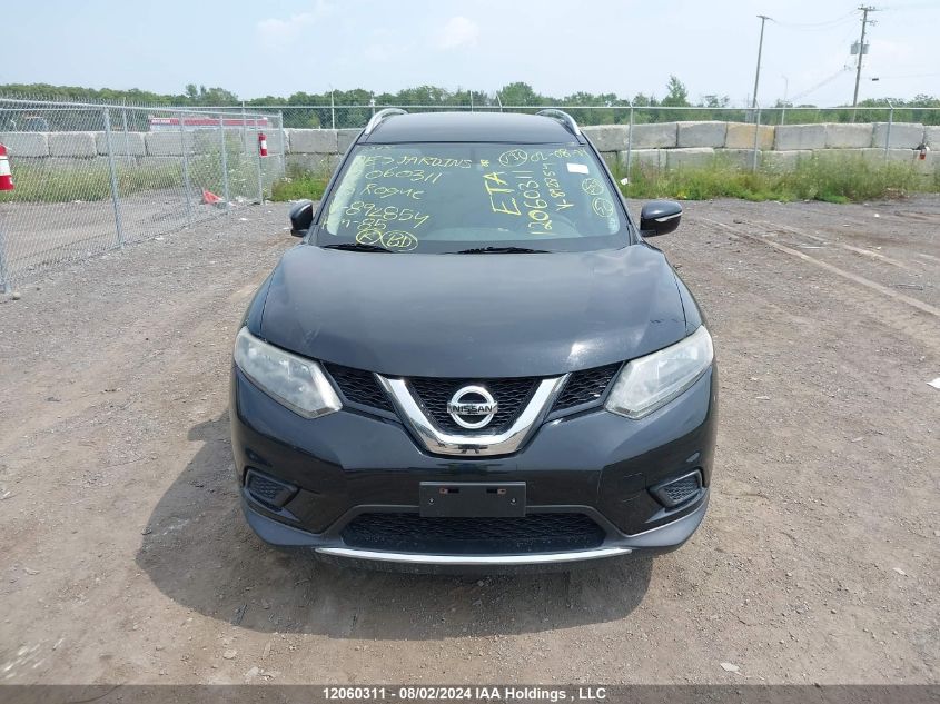 2015 Nissan Rogue S/Sl/Sv VIN: 5N1AT2MV8FC892854 Lot: 12060311