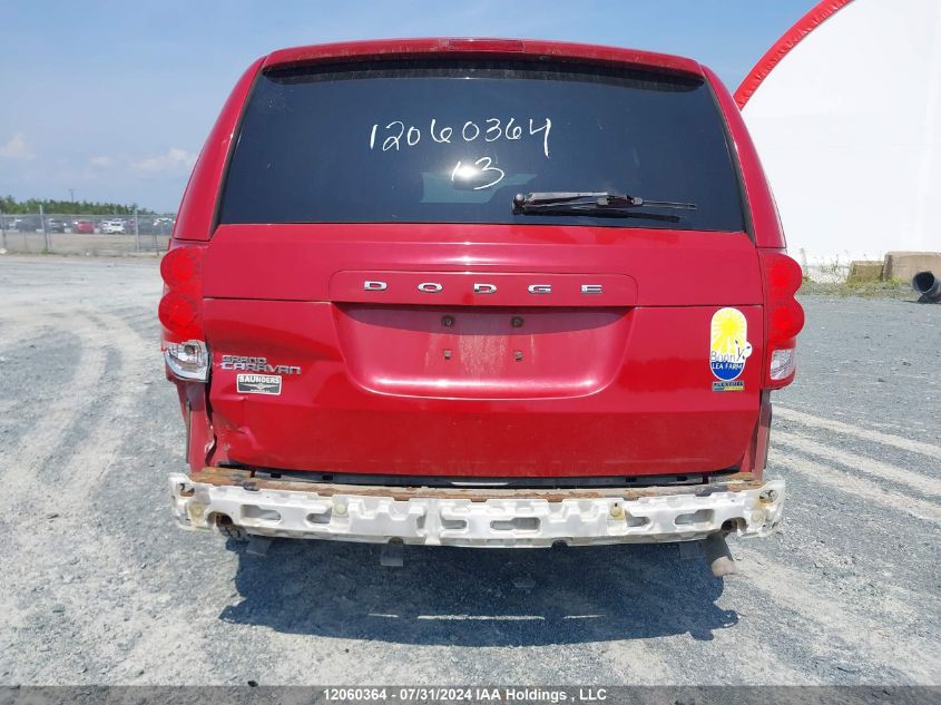 2013 Dodge Grand Caravan Se VIN: 2C4RDGBG1DR501165 Lot: 12060364