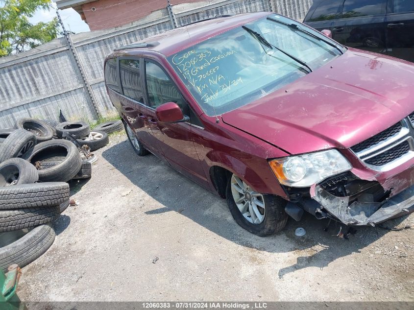 2019 Dodge Grand Caravan Cvp/Sxt VIN: 2C4RDGBG8KR706687 Lot: 12060383