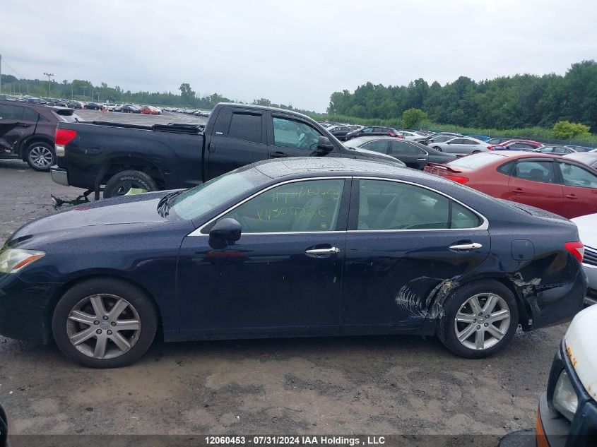 2009 Lexus Es350 VIN: JTHBJ46G992309726 Lot: 12060453