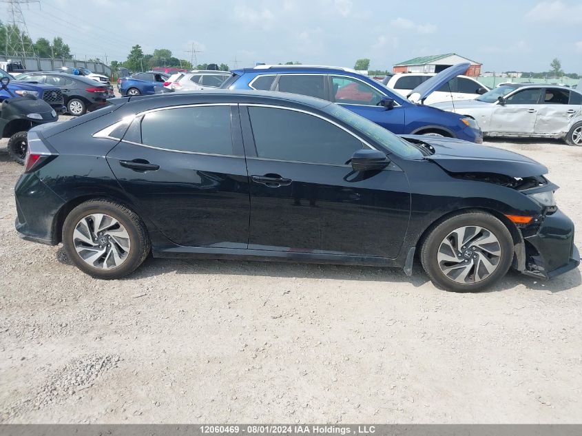 2018 Honda Civic Hatchback VIN: SHHFK7H20JU300528 Lot: 12060469