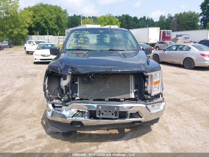 2022 Ford F150 Supercrew VIN: 1FTFW1E51NFC30864 Lot: 12060485