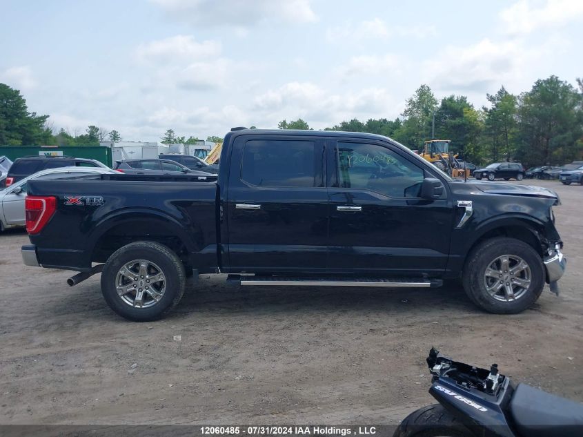 2022 Ford F150 Supercrew VIN: 1FTFW1E51NFC30864 Lot: 12060485