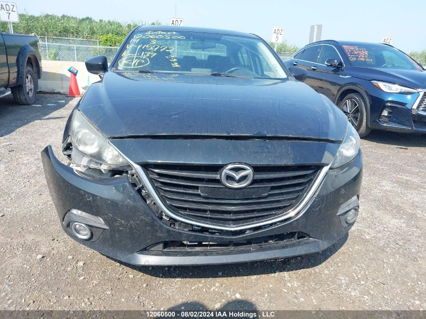 2014 Mazda Mazda3 VIN: 3MZBM1V79EM115772 Lot: 12060500