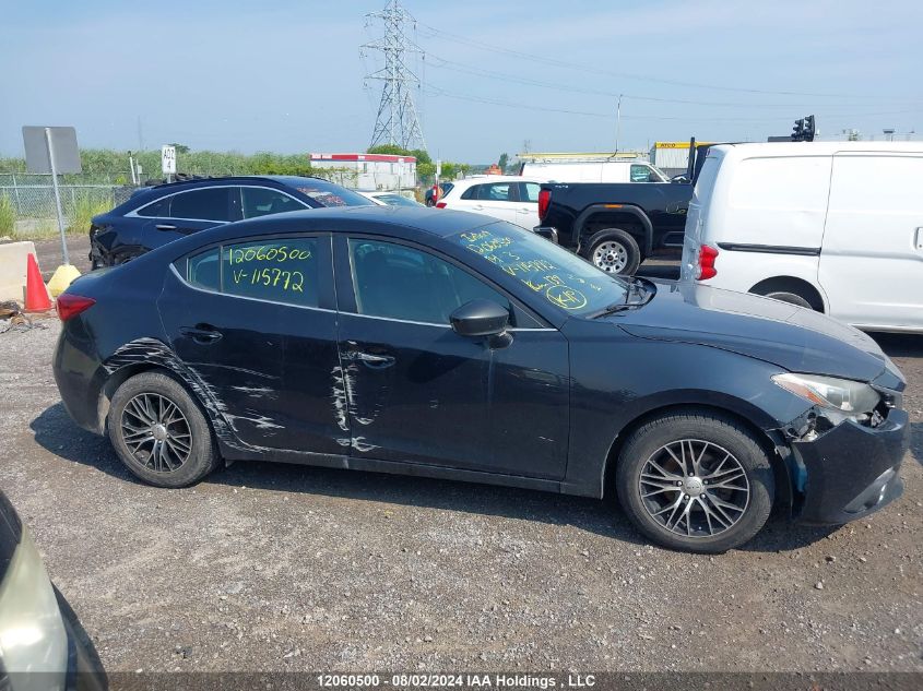2014 Mazda Mazda3 VIN: 3MZBM1V79EM115772 Lot: 12060500