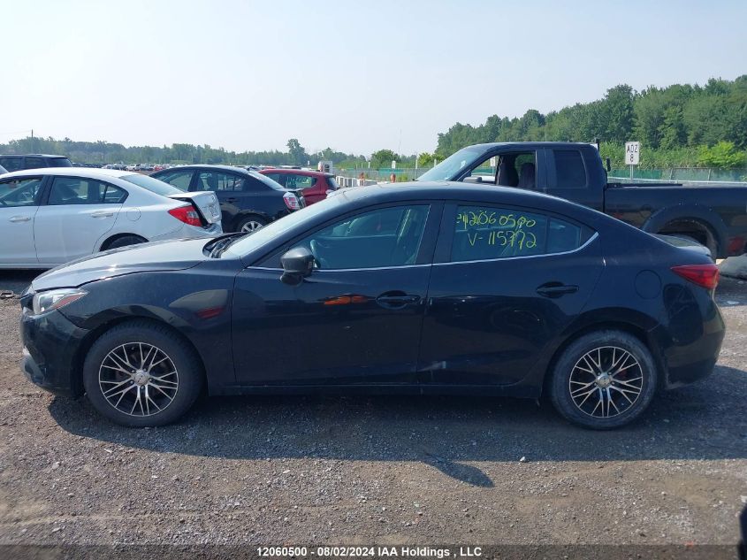 2014 Mazda Mazda3 VIN: 3MZBM1V79EM115772 Lot: 12060500