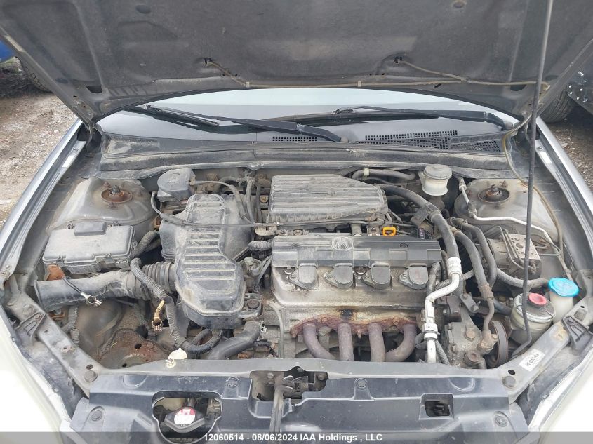 2005 Acura 1.7El Premium VIN: 2HHES36835H101371 Lot: 12060514