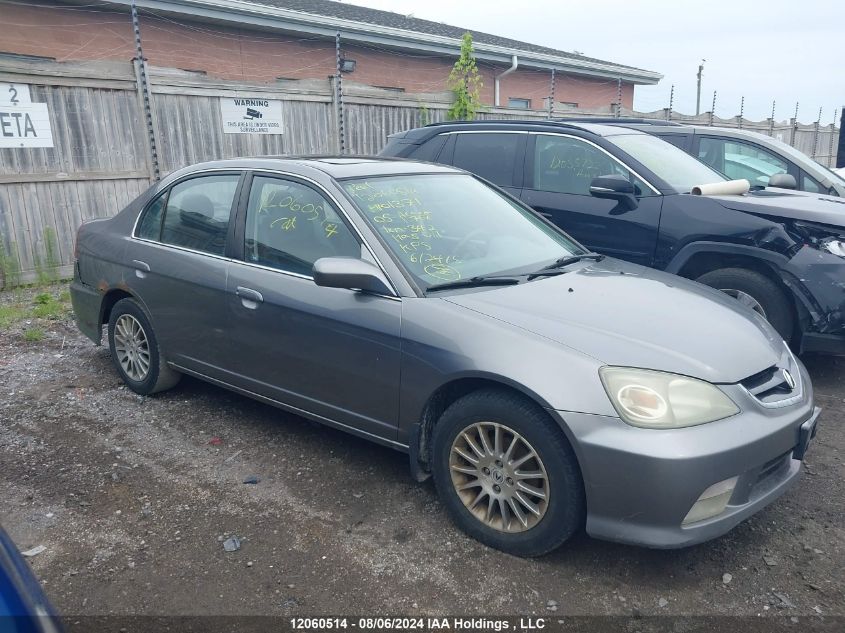 2005 Acura 1.7El Premium VIN: 2HHES36835H101371 Lot: 12060514