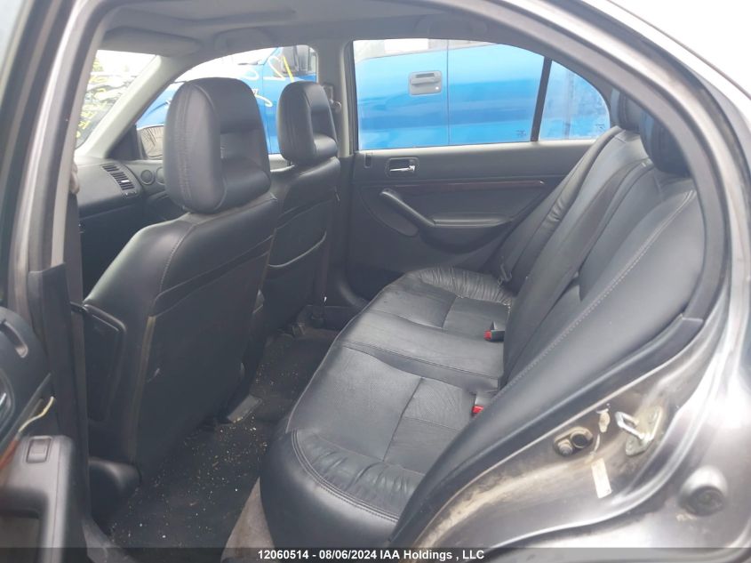 2005 Acura 1.7El Premium VIN: 2HHES36835H101371 Lot: 12060514