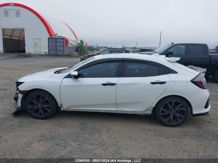 2019 Honda Civic Sport Touring VIN: SHHFK7G93KU302824 Lot: 12060530