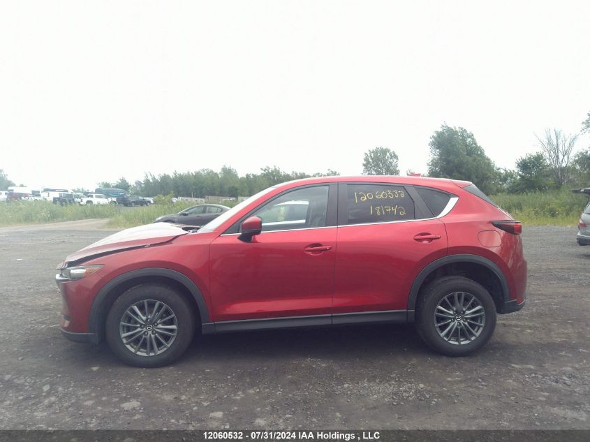 2017 Mazda Cx-5 VIN: JM3KFACL6H0181742 Lot: 12060532